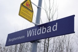 Schild Burgbernheim-Wildbad